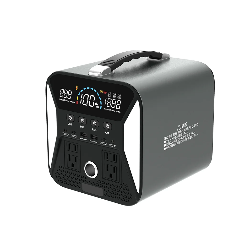 

Noise Free 300Wh 83200mAh Waterproof Portable Power Station Bank Lithium Rechargeable Backup Battery for Outdoor Home Disaster