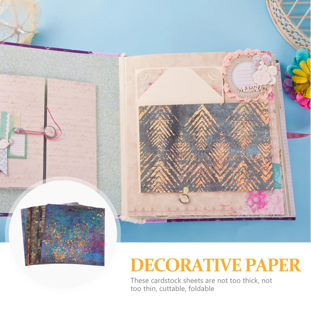 

24pcs 6 Inch Printed Background Paper Pad Scrapbooking Paper DIY Origami