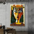 Абстрактное изображение Пабло знаменитый Пикассо, картина Пикассо настенные картины, Декор для дома, комнаты, Куадрос