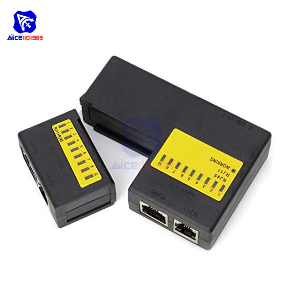 Diymore RJ11 RJ45 Мини компьютер LAN Сетевой кабель Профессиональный тестер сетевой