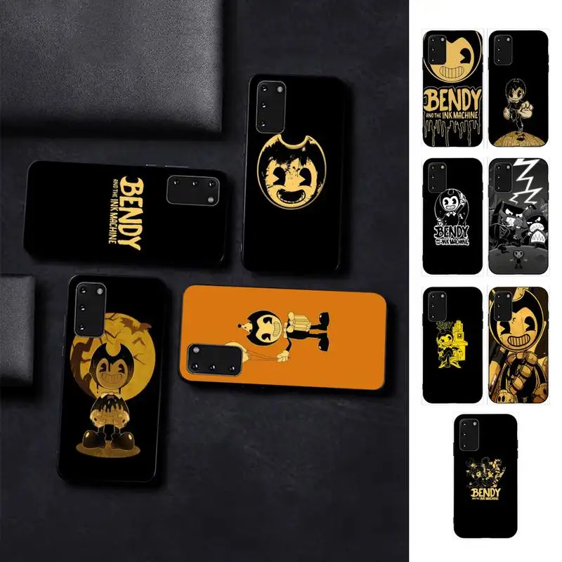 

Horror game BENDY Phone Case for Samsung S10 21 20 9 8 plus lite S20 UlTRA 7edge