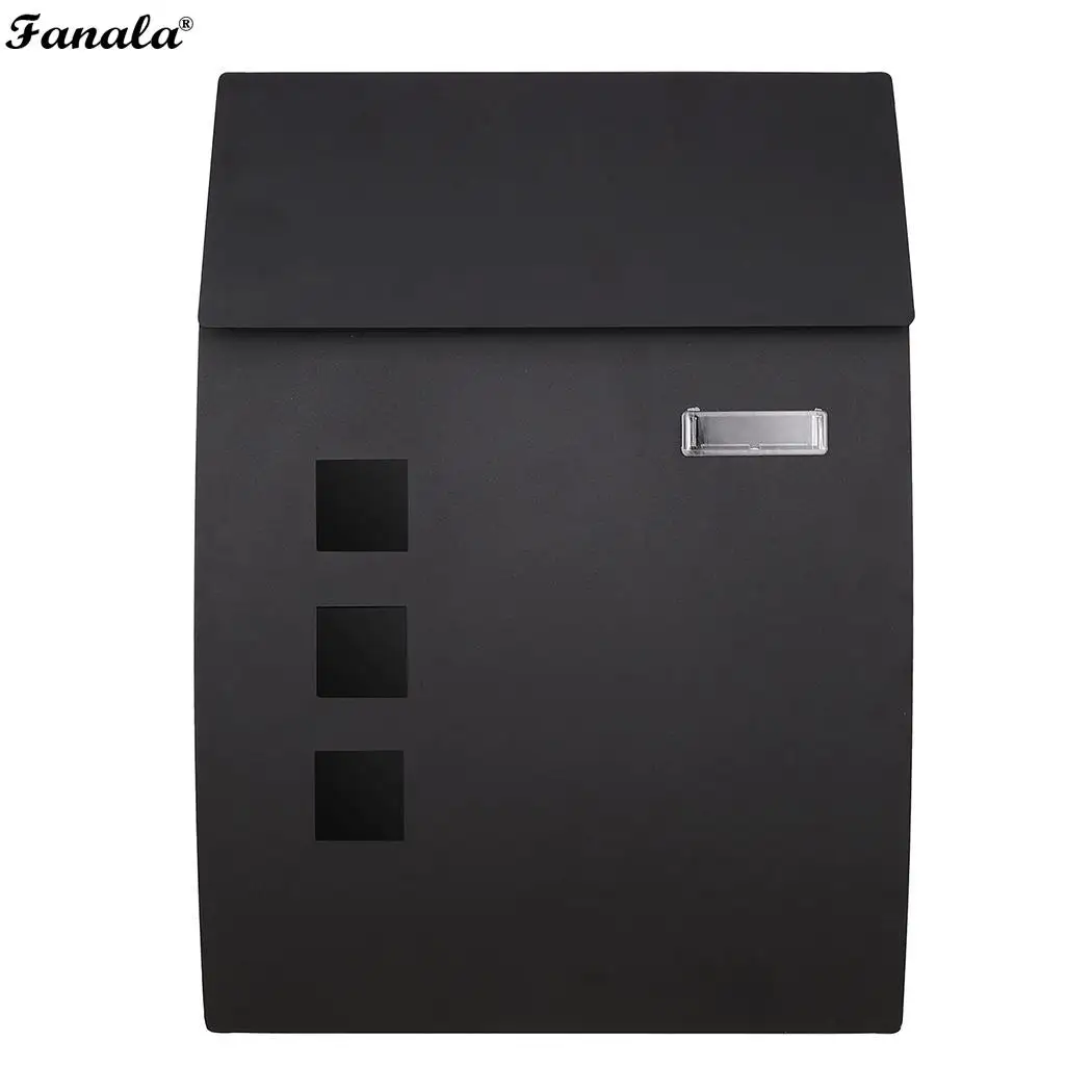 Ретро американский пасторальный настенный почтовый ящик вертикальный замок