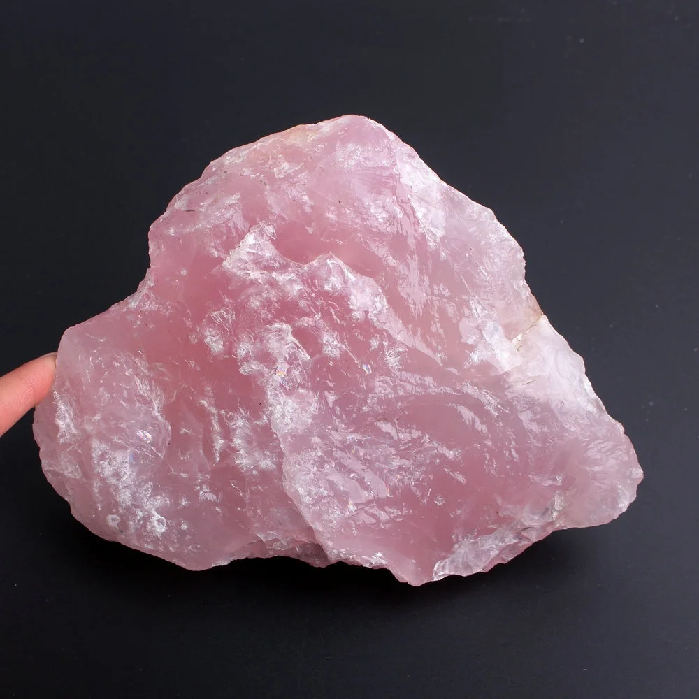 1 шт. большой натуральный розовый кварцевый кристалл рейки исцеляющий образец