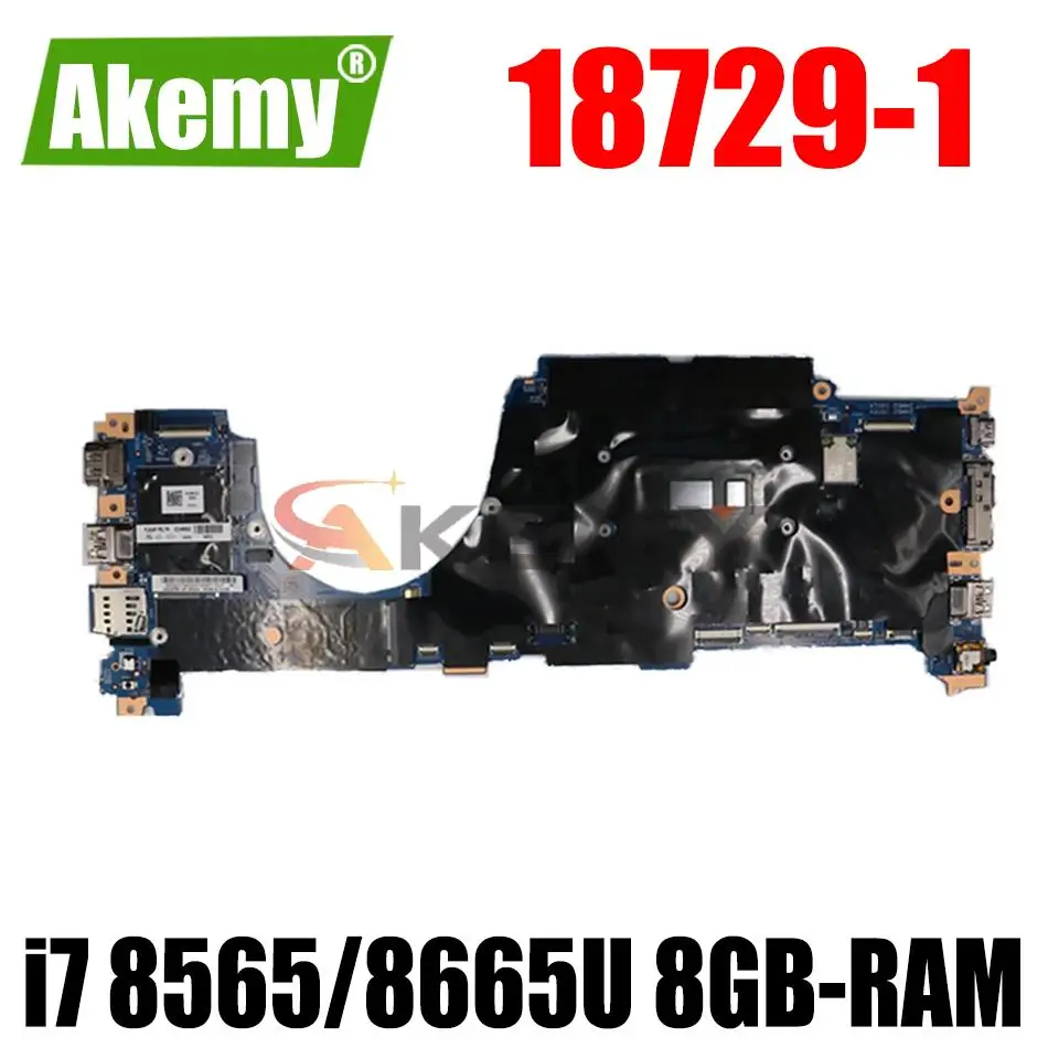 

Материнская плата для ноутбука Lenovo ThinkPad X390 Yoga 18729-1 448.0G105.0011 с процессором i7 8565/8665U 8GB-RAM, протестирована на 100%