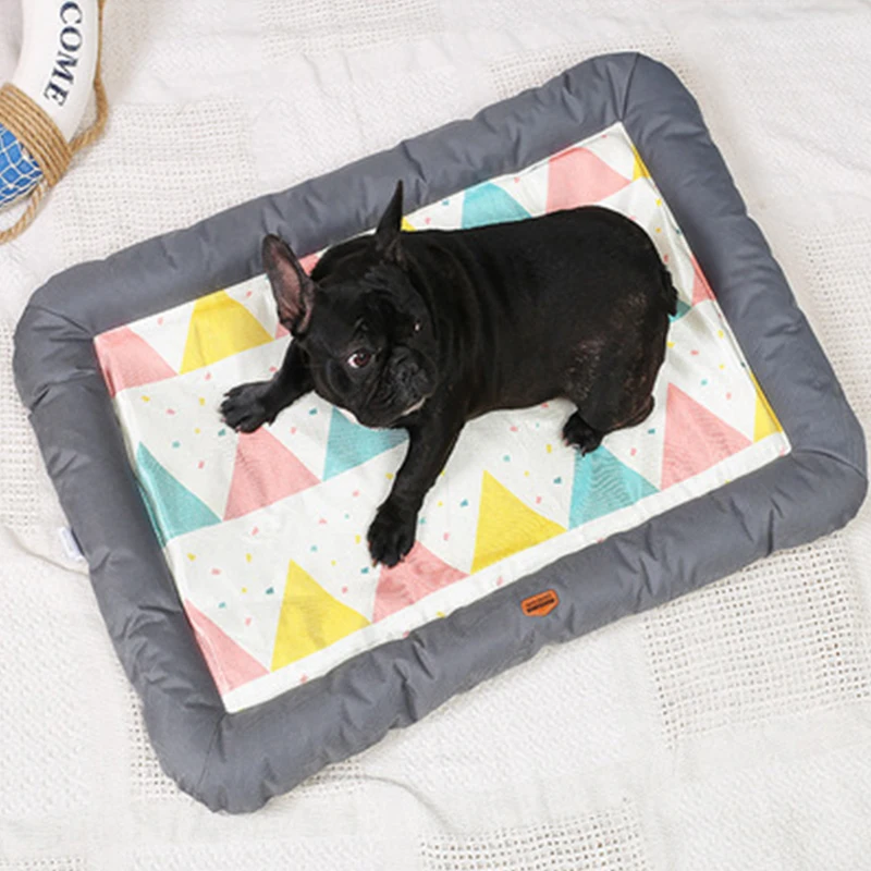 

Cool Dog Bed Soft Dog Mat Cooling Summer Pad Mat For Pet Blanket Sofa Breathable Dog Bed Summer Dogs Pet Supplies -40