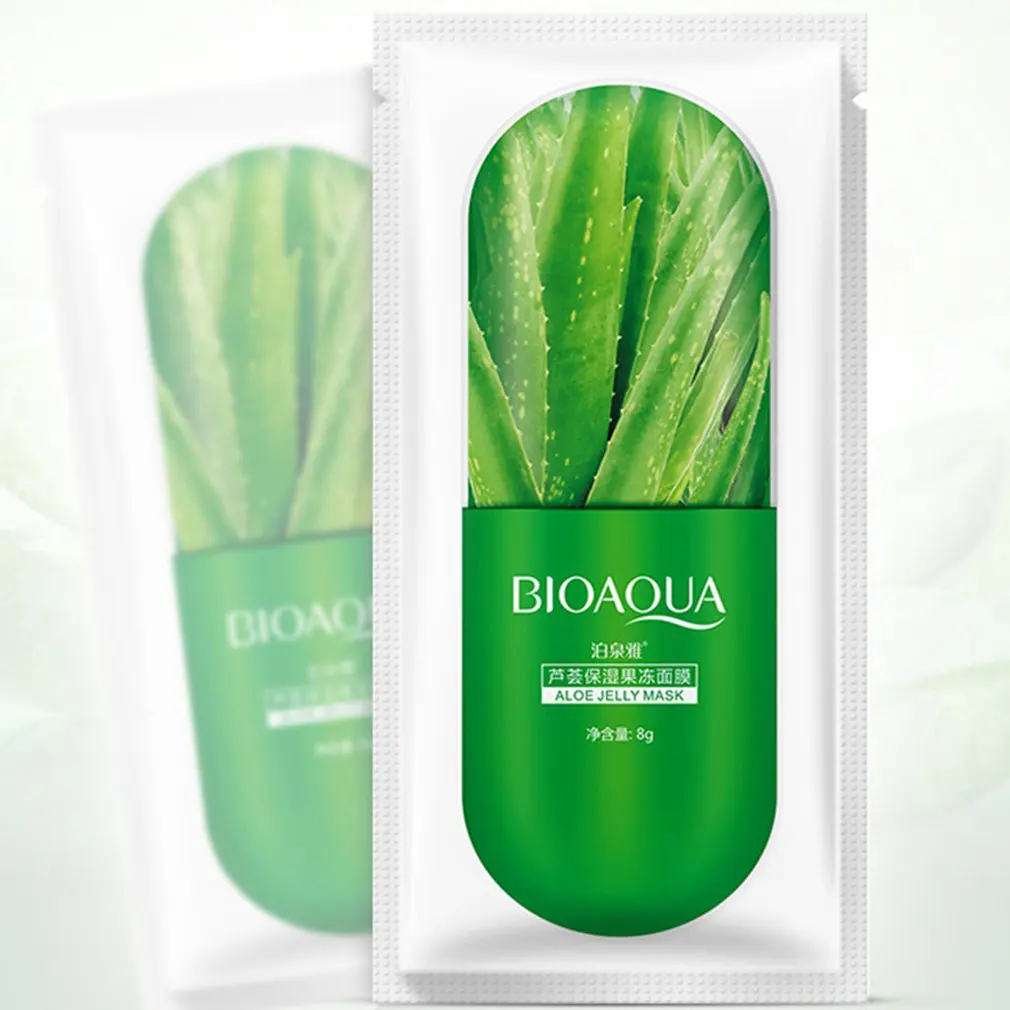 Увлажняющая Маска BIOAQUA с черникой и вишней-Желе маски для лица контроль жирности