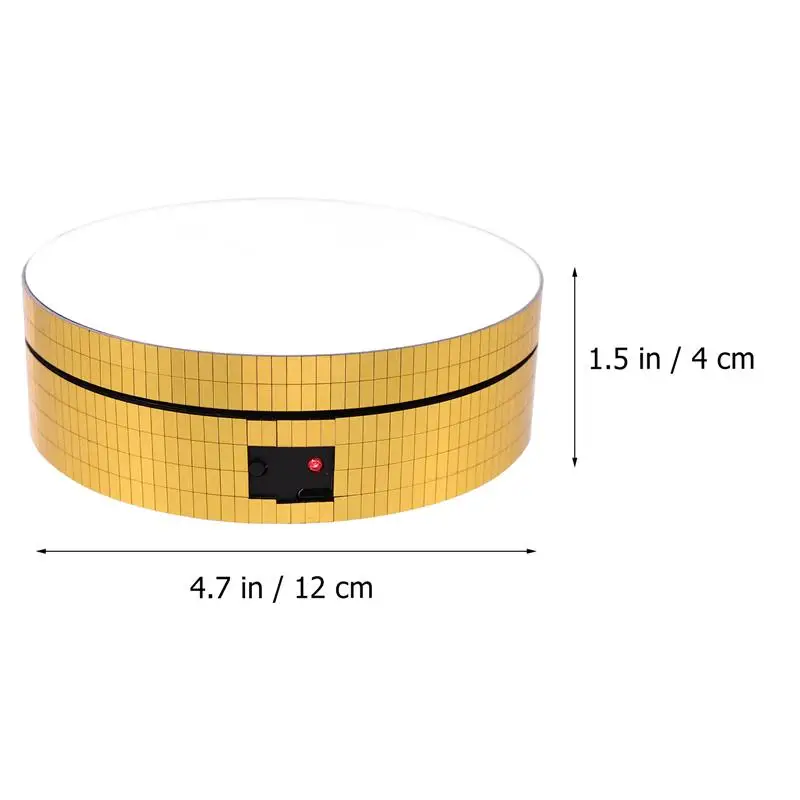 Электрическая вращающаяся подставка для дисплея с питанием от USB и батареи без