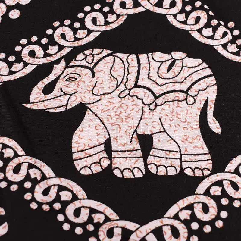 Хлопчатобумажная Поплиновая ткань с принтом слона для шитья пэчворка сделай сам