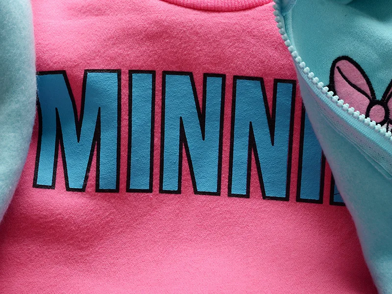 Комплекты одежды из плотного плюша для маленьких девочек зимняя детская одежда 4