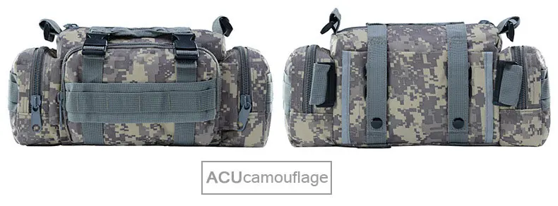 Molle Military Tactical Waist Bag Camping Traveling Hiking Climbing Nylon Shoulder Pack Pouch Outdoor Sports Hunting Gym Bag