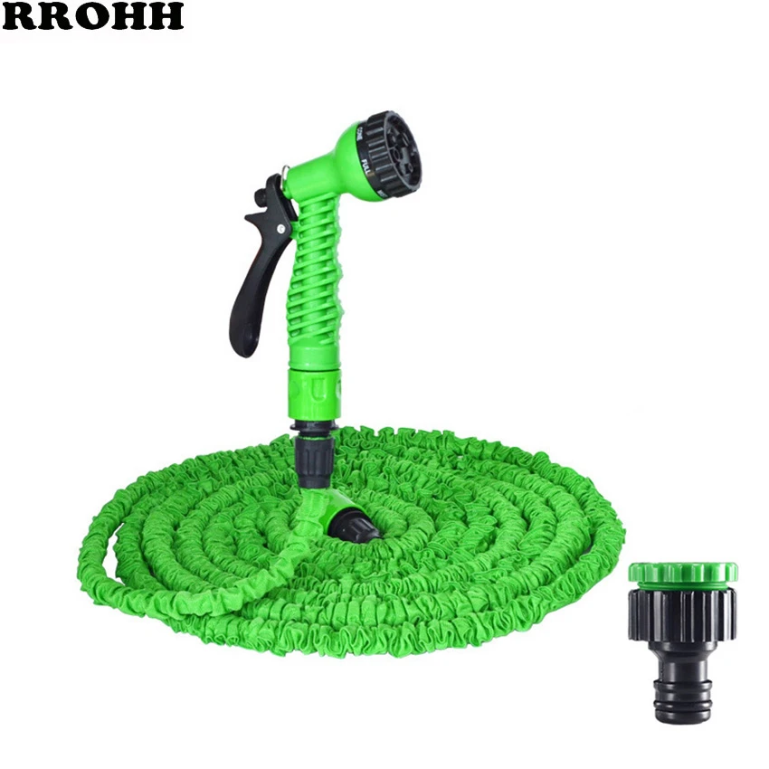 Горячий волшебный садовый водный шланг 25FT 200FT гибкий расширяемые садовые
