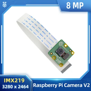 Оригинальная официальная камера Raspberry Pi 4 V2 IMX219, камера 8 МП для Raspberry Pi Model 4B3B +3B, совместима с Nvidia Jetson Nano