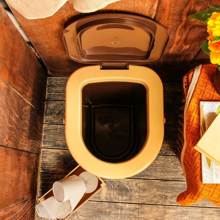 Ведро-туалет 17 л коричневый |