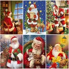 Diy Дед Мороз 5d бриллиантовый рисунок Рождество подарок мультфильм Алмазная вышивка вышитая крестом ручная работа наборы настенной живописи домашний декор