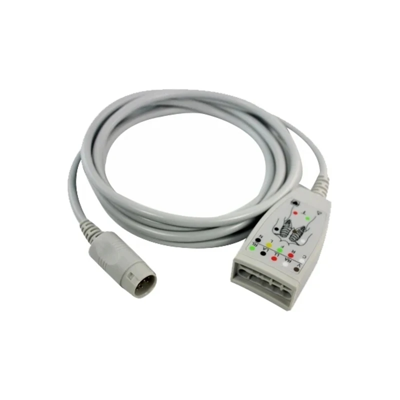 Совместим с багажным кабелем Philips M1668A ECG 5 / 3 кабеля к 12-контактному разъему |