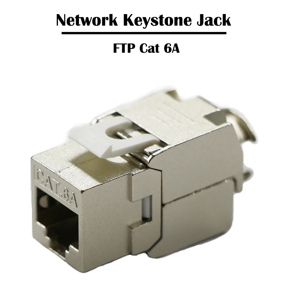1/2 шт. FTP/STP Cat 6A/Cat 7 Keystone Jack Network RJ 45 Port Fluke тестер инструменты для патч панели