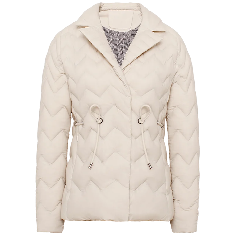 NewBang Winter Women's White Down Jacket With Sashes Female Short Thick Warm Down Coat Turndown Collar