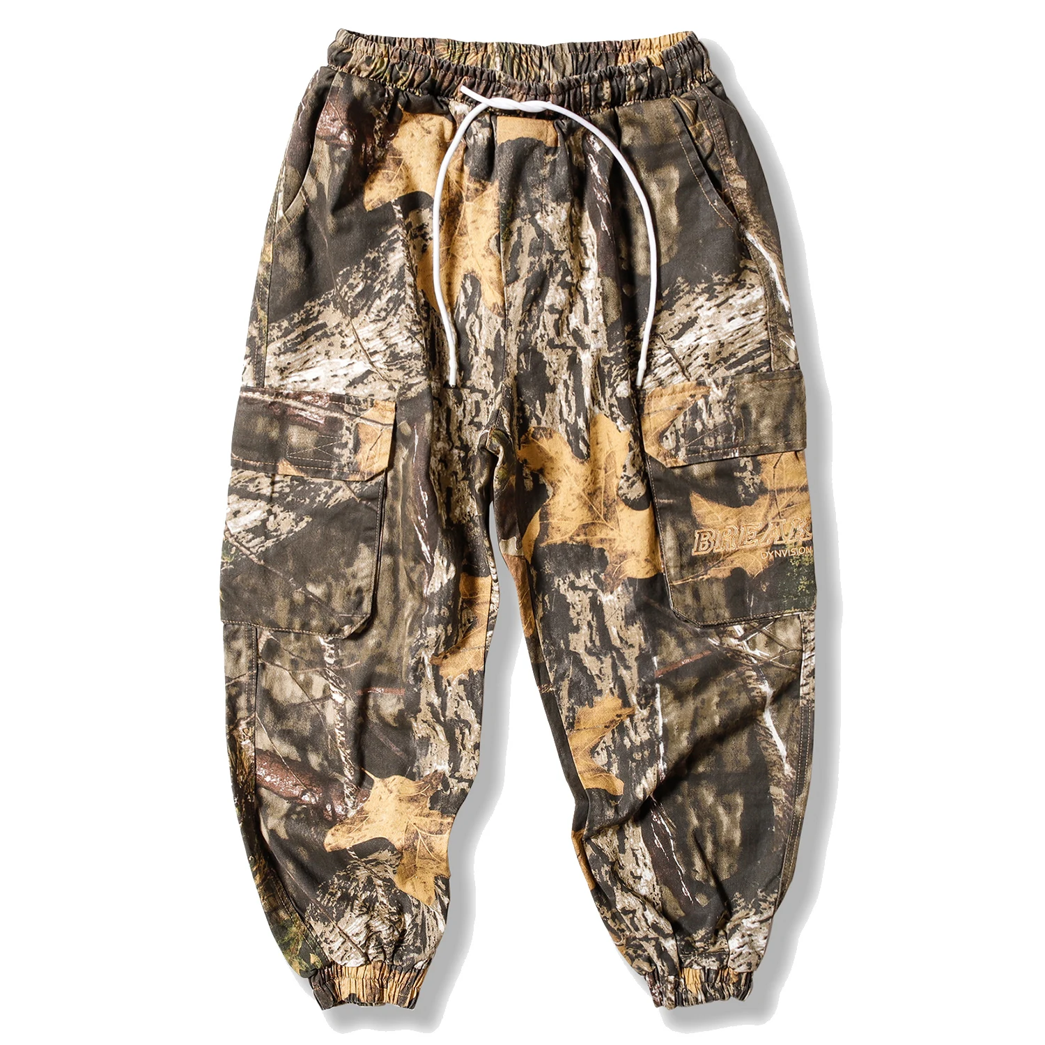 Aelfric Eden лист печатных плотные камуфляжные штаны-шаровары Штаны для мужчин 2019 Harajuku