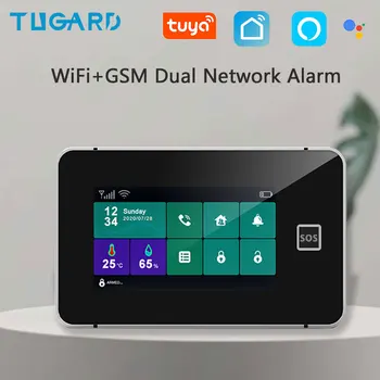 TUGARD G60B Tuya Wireless Wifi Home Security GSM Alarm System Smart Life Alexa App Control With 433Mhz Motion Sensor Detector