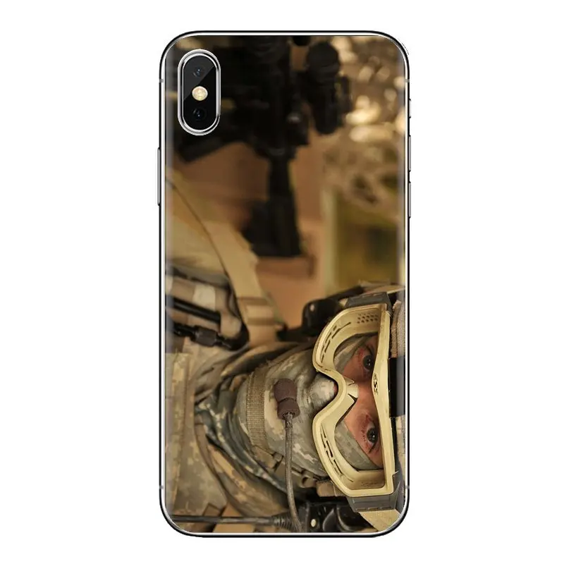 US Marines Mom Marine Corp Logo Transparent Clear TPU Case For iPod Touch Apple iPhone 4 4S 5 5S SE 5C 6 6S 7 8 X XR XS Plus MAX |