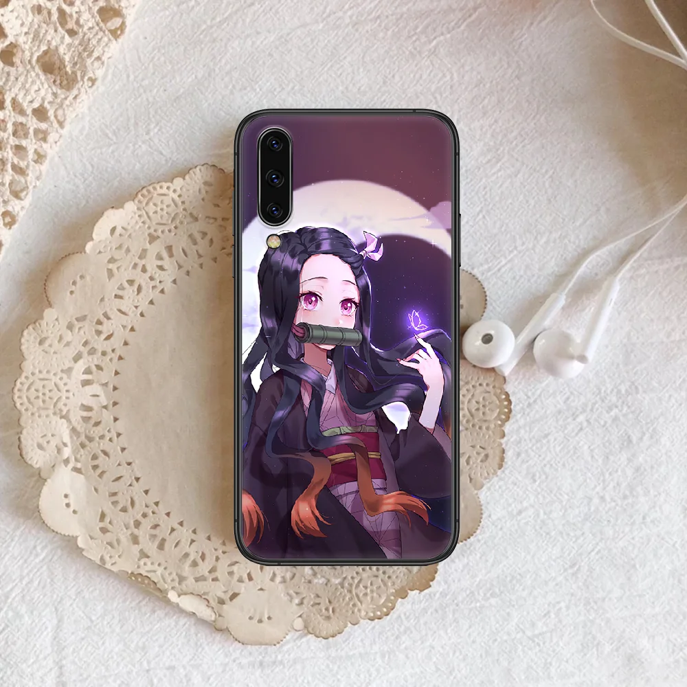 

Anime Demon Slayer Nezuko Phone Case Cover For Samsung Galaxy A10 A11 A20 E A21 A30 A40 A41 A50 A51 A70 A71 A81 S 4G 5G black
