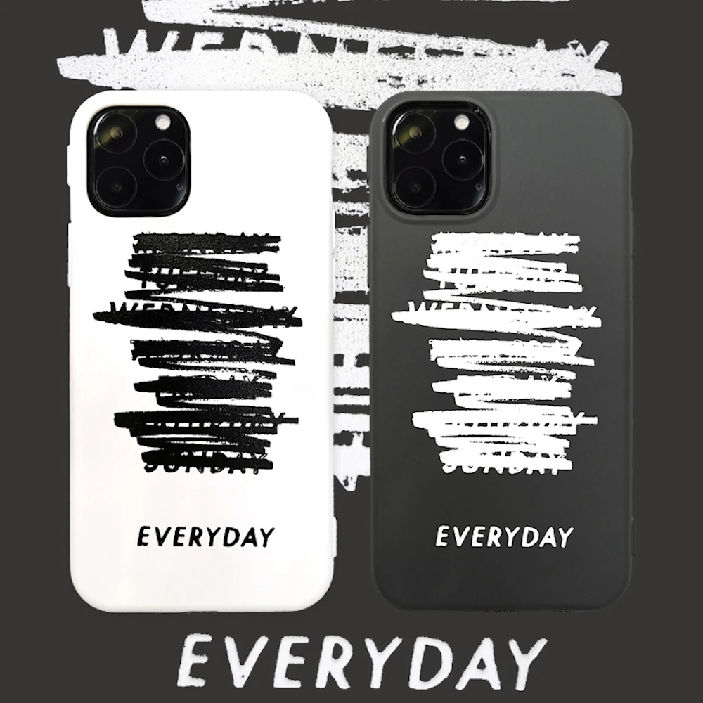 Абсолютно новый мягкий чехол для влюбленных пар черного и белого цвета iPhone 11 11Pro