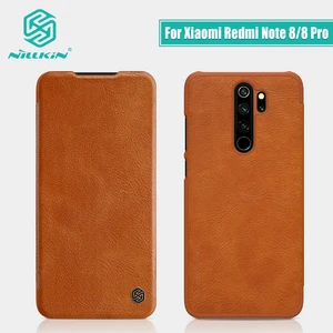 redmi note 8 case global version nillkin vintage qin flip cover wallet pu leather pc back cover for xiaomi redmi note 8 pro case free global shipping