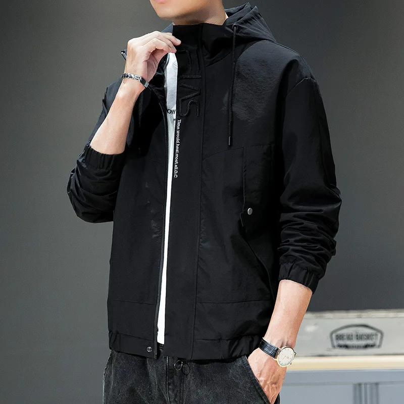 

Fall 2021 new male han edition of jacket coat, leisure jacket men jackets menswear popular logo students