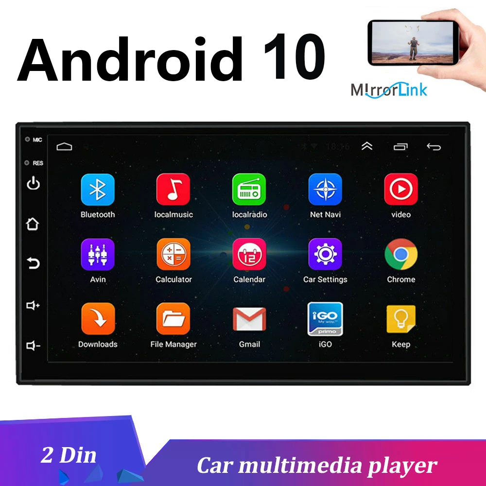 Автомагнитола 2 Din Android 10 + 32 ГБ сенсорный экран GPS навигация|Автомагнитолы| |