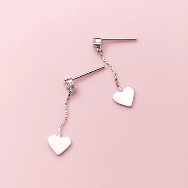 Trusta новые серьги серебристого цвета 925 пробы Бижутерия гвоздики любовь подарок