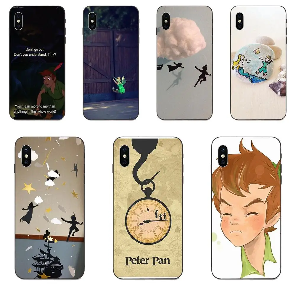 Tinkerbell Питер Пэн для Huawei nova 2 2S 3i 4 4e 5i Y3 Y5 II Y6 Y7 Y9 Lite Plus Prime Pro 2017 2018 2019 мягкие