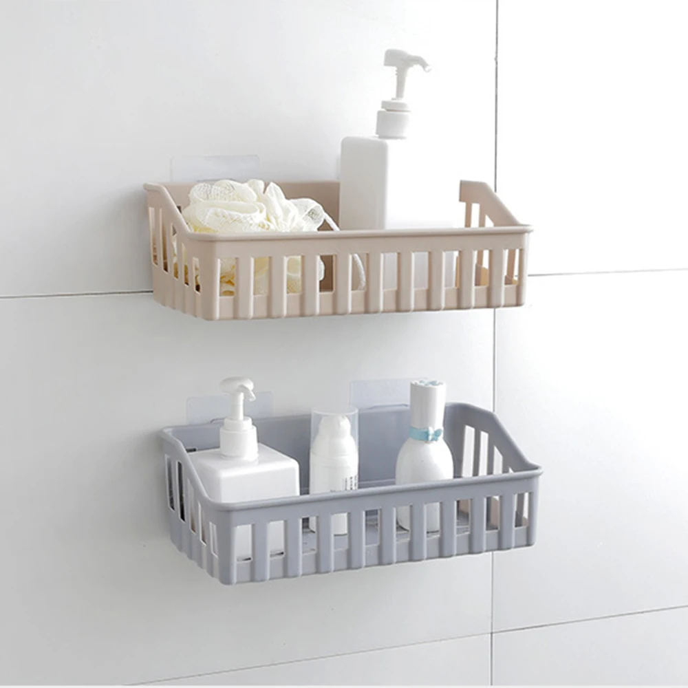 Дырокол-свободная полка ванной ванная принадлежности Туалет пластиковая