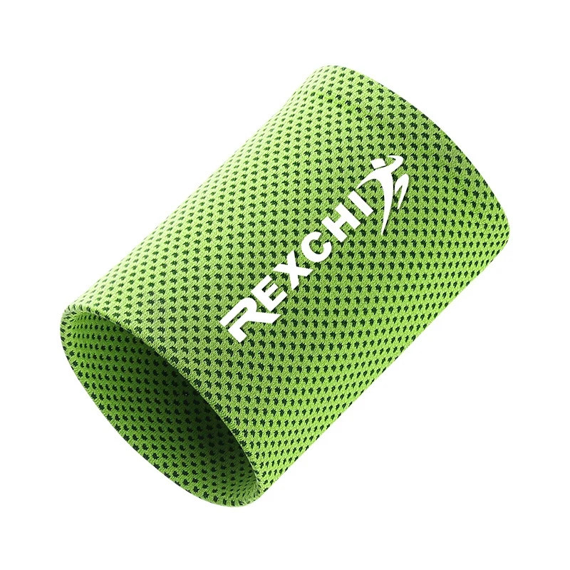 AISPORT Wrist Brace Support Breathable Ice Cooling Tennis Wristband Wrap Sport Sweatband For Gym Yoga Volleyball Hand Sweat Band | Спорт и