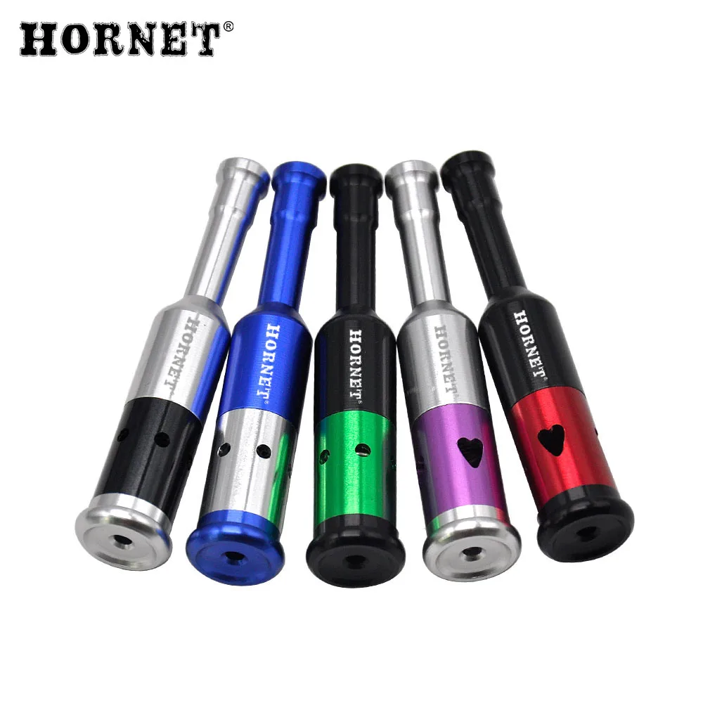 Алюминиевые курительные трубки HORNET в форме винной бутылки 91 мм металлическая