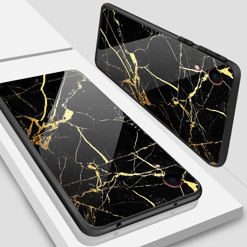 Для iPhone 5S, se, 6, 6 S, 7, 8 Plus XR XS макс. закаленное стекло чехол для Meizu M5 M6 M8 M9 Примечание 16th Plus с узором в полоску защитная оболочка - Цвет: W149