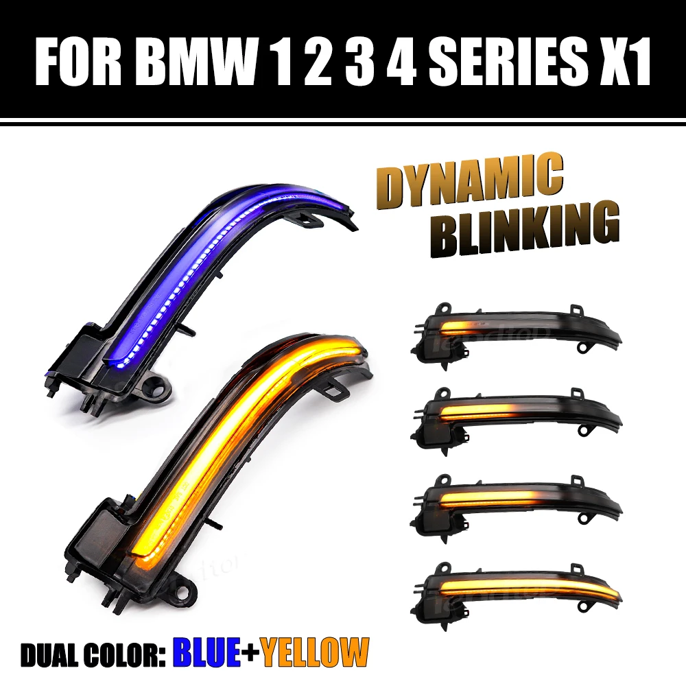 

Светодиодная ламсветильник для зеркала заднего вида, боковой индикатор для Bmw F20, F30, F31, F21, F22, F23, F32, F33, F34, X1, E84, 1, 2, 3, 4