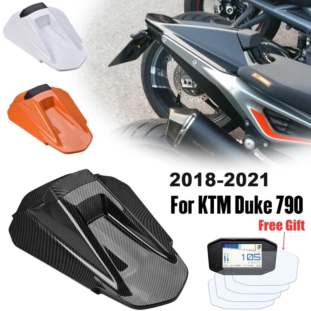 For KTM Duke 790 Seat Cover Rear Pillion Passenger Hard Solo Seat Cowl Hump Faring Moto Parts Accessories 2018-2022 2021 2020