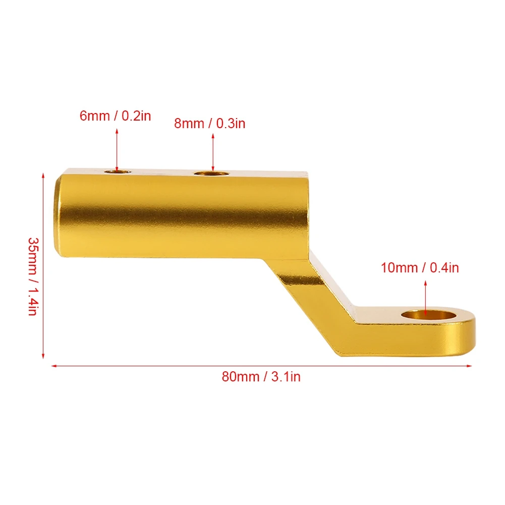

Rearview Mirror Base Extension Mount Bracket Hooks Support Holder Suitable For Motorcycles, Electric Car, ATVs