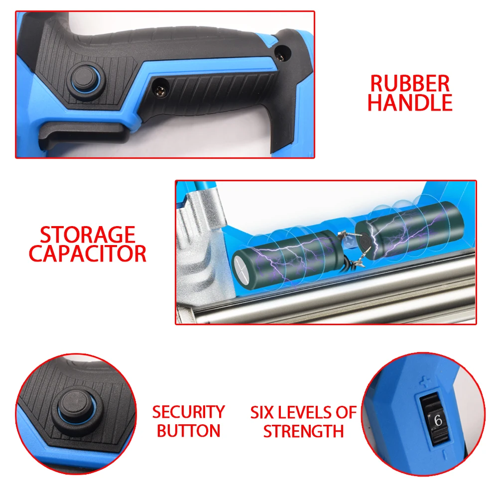 2300 Вт сверхмощный Электрический пистолет для гвоздей F30 Brad Framing Tacker бытовые