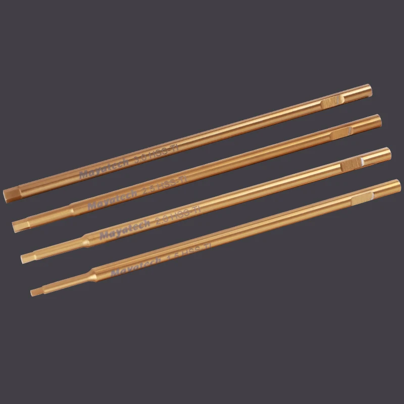 Головка шестиугольной отвертки Mayatech диаметр ручки 3 5 мм титановая сталь 1 5/2 0/2 5/3