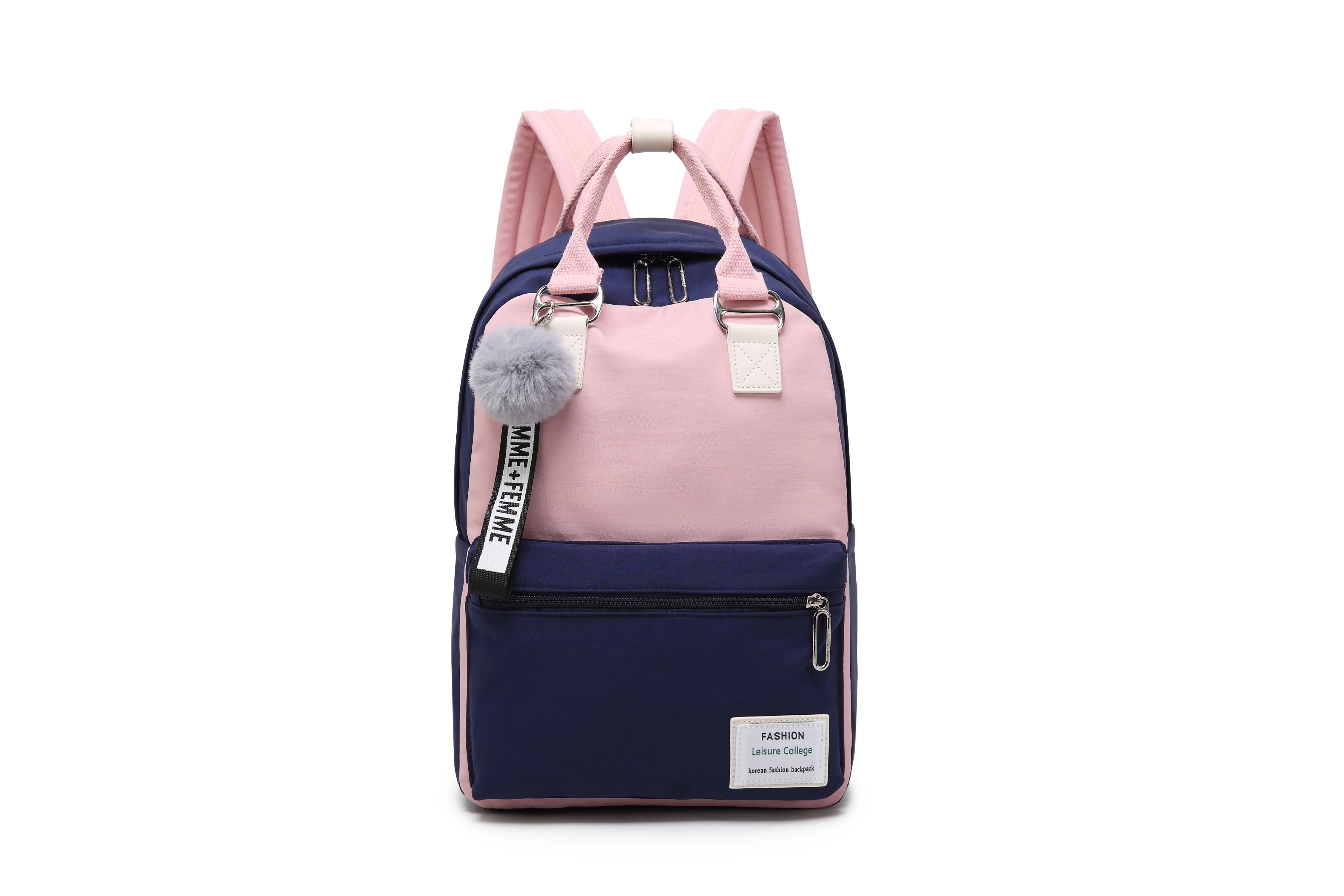 Нейлоновый рюкзак для мужчин и женщин повседневная простая школьная сумка