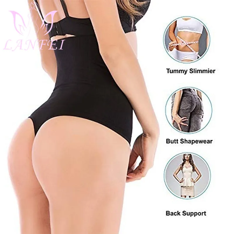 LANFEI женские трусики с высокой талией утягивающие Утягивающие стринги для