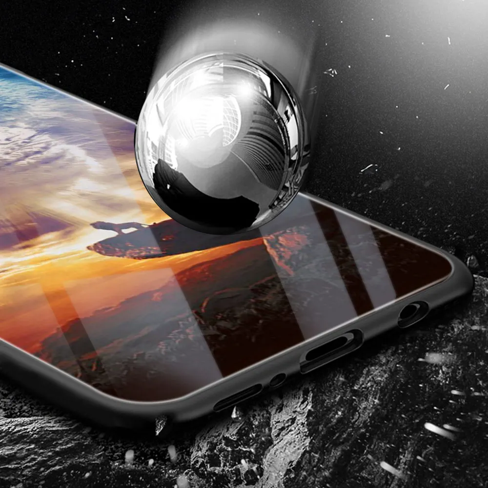 

Animal Case For Samsung A50 A70 A21S A51 A71 M30 A21 A30 A40 A41 S9 S8 S10 S20 Plus Note 20 Ultra 10 Glass Phone Cases Capa Wolf