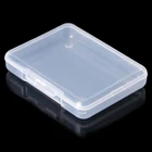 Прямоугольная пластиковая прозрачная коробка для хранения H55A, коллекционный контейнер-Органайзер