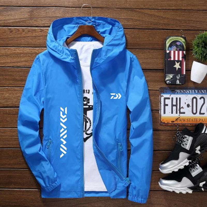 daiwa jacket men fishing shirt solid thin uv protection clothes fishing clothing summer breathable quick dry soft shell outdoor free global shipping