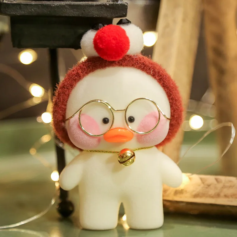 

Cute Multivariant Style Hyaluronic Acid Little Yellow Duck Keychain Stuffed Toy Mini Pendant Couple's Charm Gift Key Ring 2020