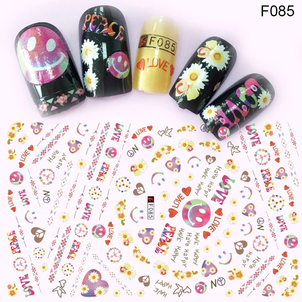 Новинка 2020 Лидер продаж 1 шт. наклеек для дизайна ногтей искусственные наклейки