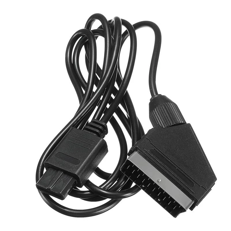 1 8 м RGB Scart AV кабель для Super Famicom SNES N64 Gamecube NGC аудио видеокабели шнур свинцовый