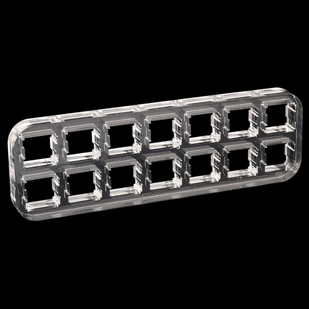 Прозрачный тестер переключателя базовая акриловая пластина для Cherry Mx синий