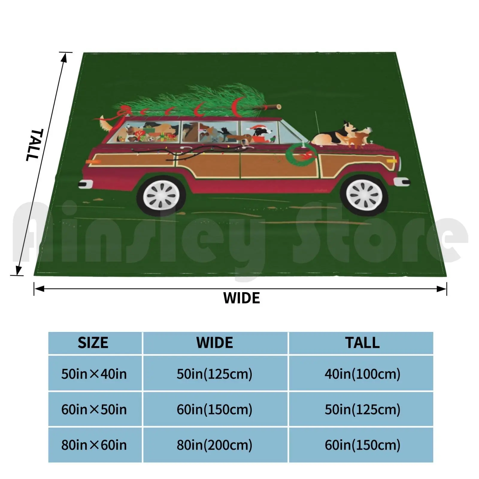 Рождественское одеяло для собак дивана кровати путешествий собаки щенка Canine
